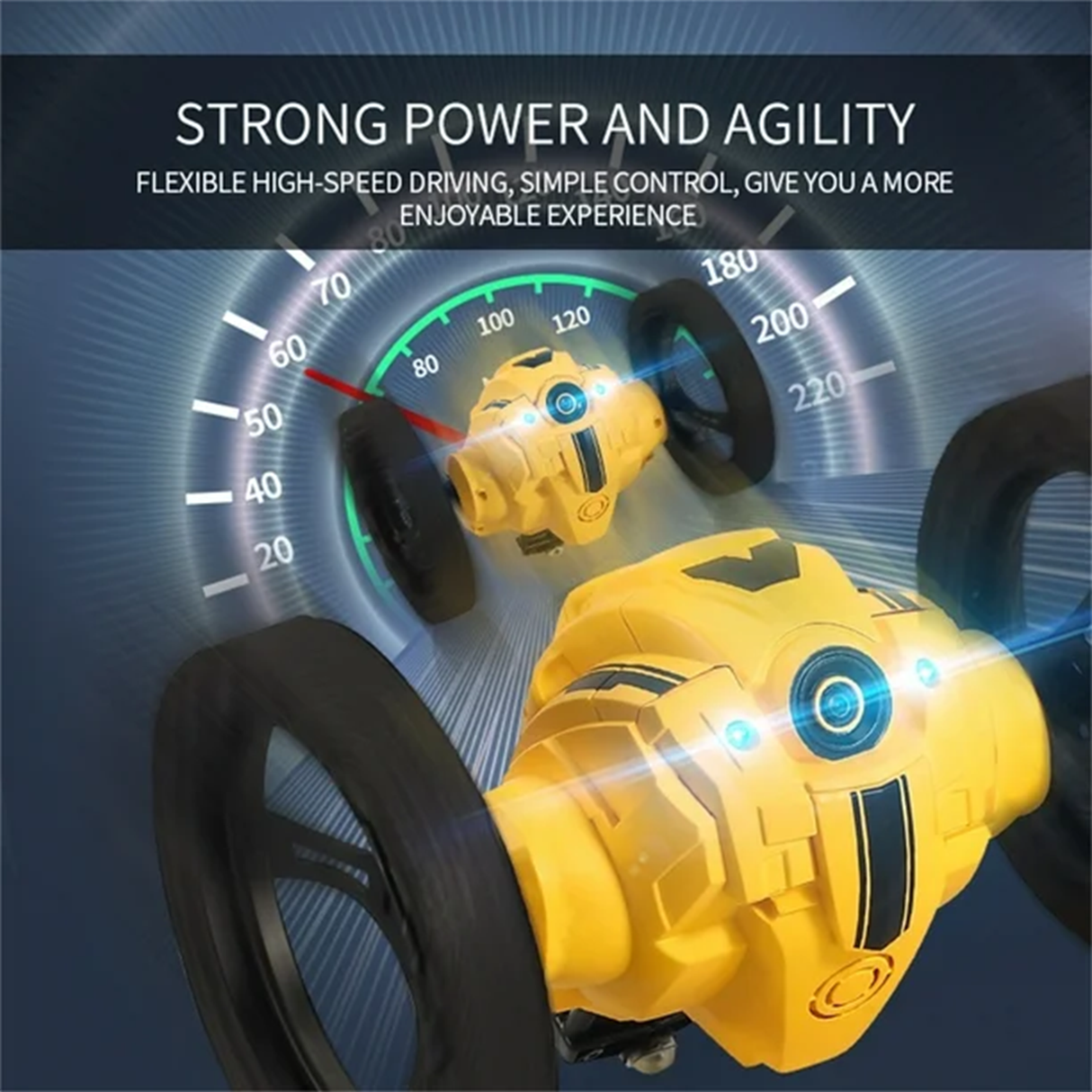 RC Stunt Car with 360° Rotation, Jumping & HD Camera | RC car | SASKA Trading