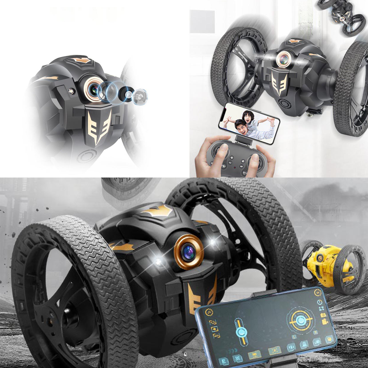 RC Stunt Car with 360° Rotation, Jumping & HD Camera | RC car | SASKA Trading