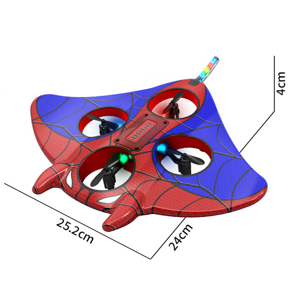 Ray Foam Drone – 2.4G Fighter Aero Spider-Man Superhero Glider | Remote Controlled Plane | SASKA Trading