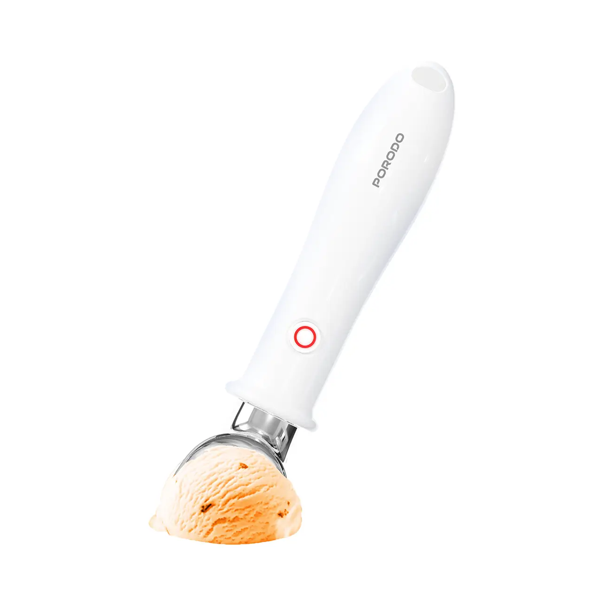 Rechargeable Heated Ice Cream Scoop with Safety Lock – Electric Ice Cream Melter Spoon by Porodo
