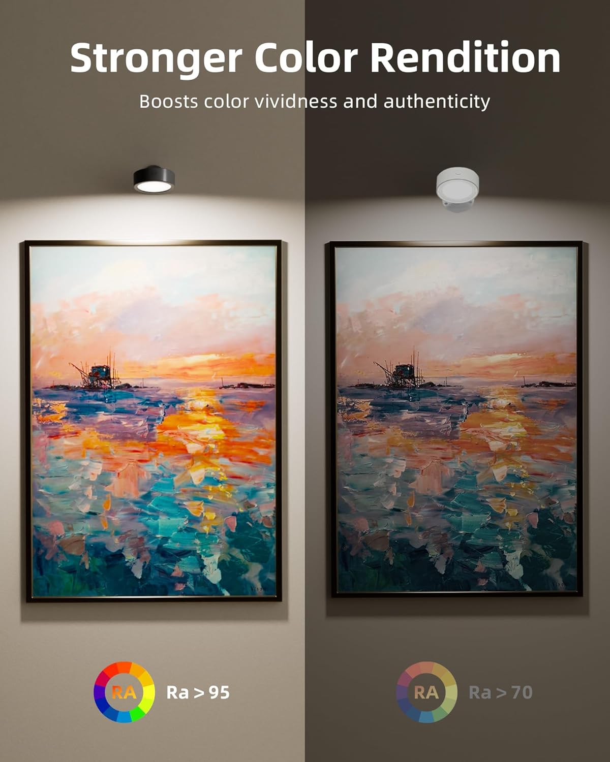 Rechargeable LED Wall Mounted Light (3 Pack) by EZVALO | Under Cabinet LED Light | SASKA Trading