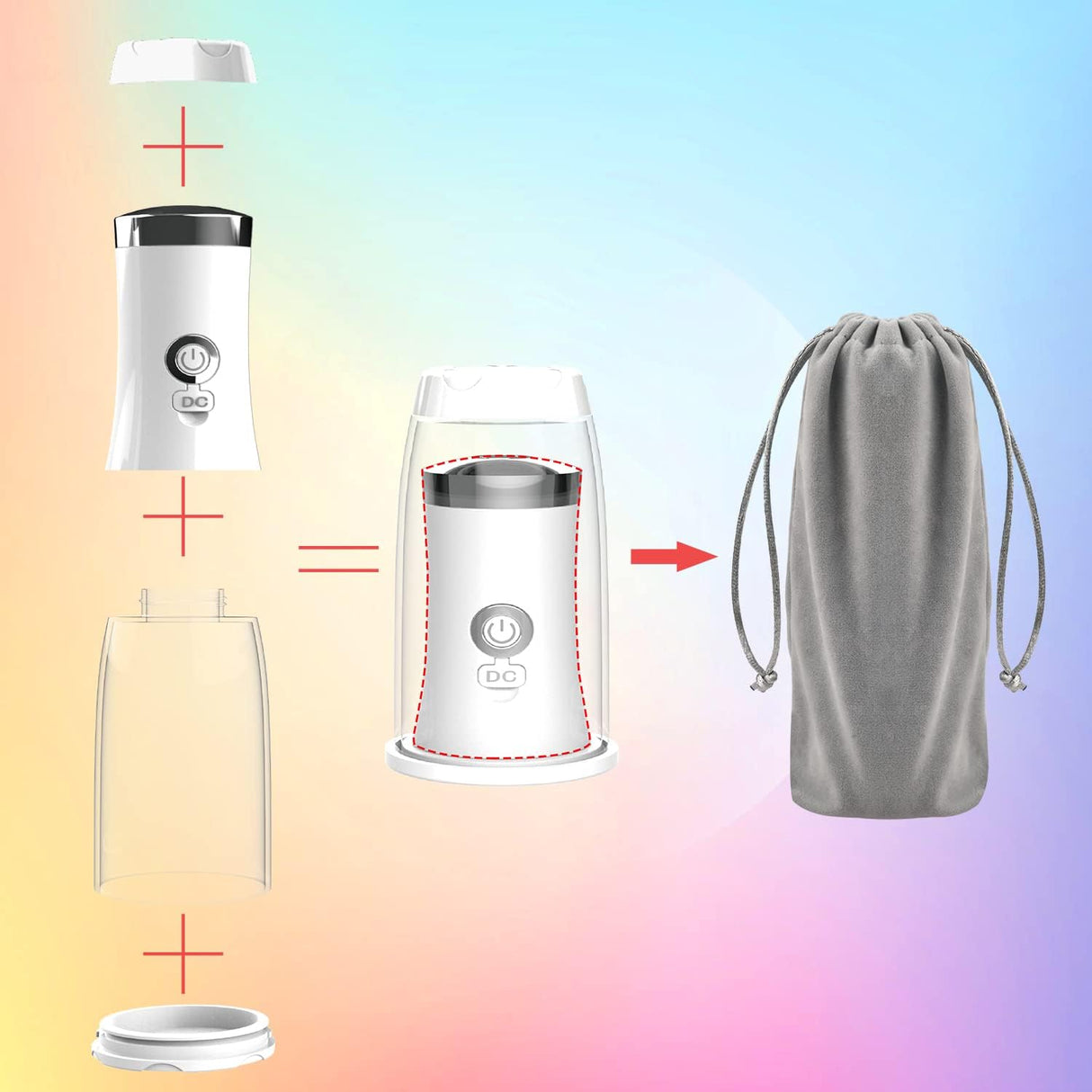 Rechargeable Portable Bidet Sprayer | Travel Bidet | SASKA Trading