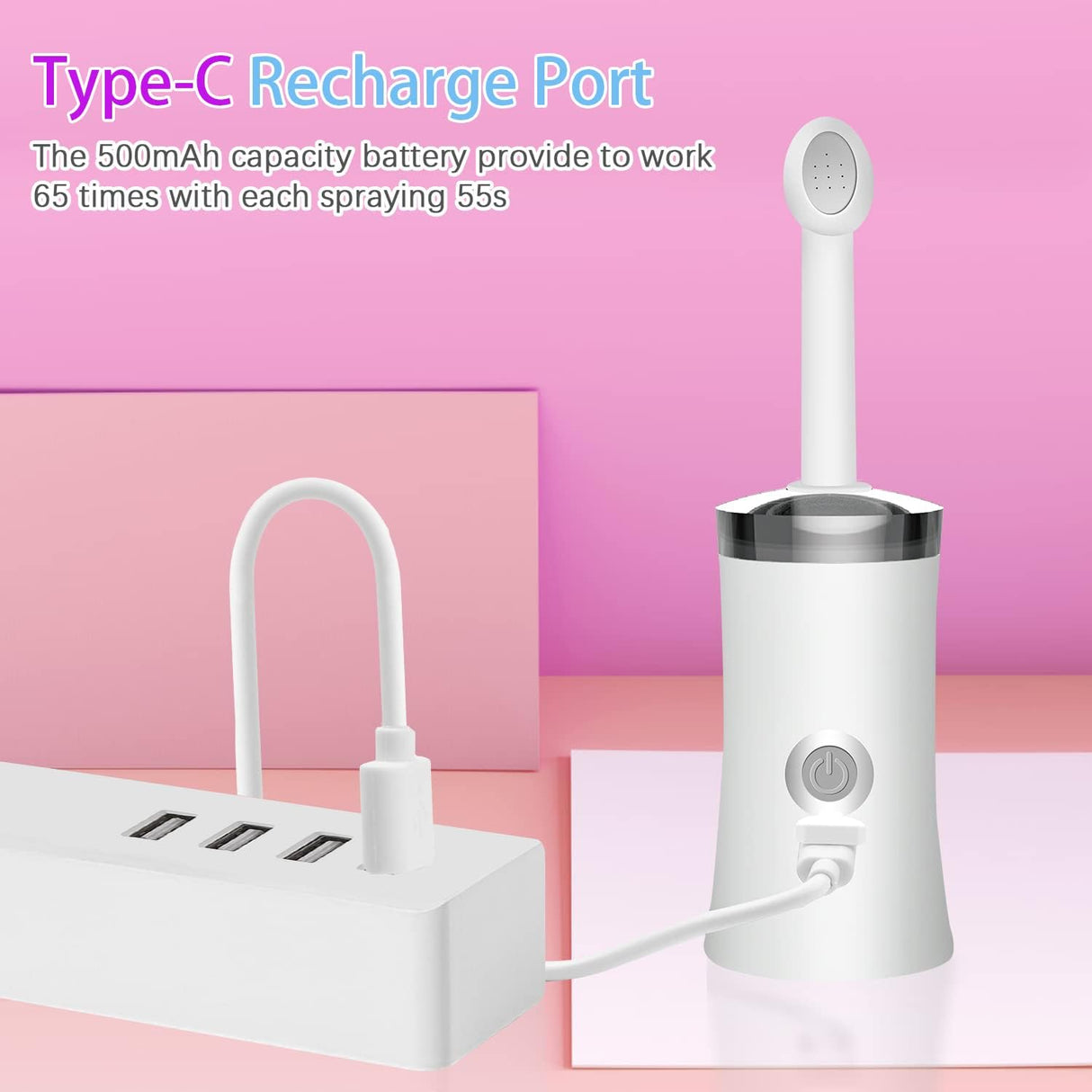 Rechargeable Portable Bidet Sprayer | Travel Bidet | SASKA Trading