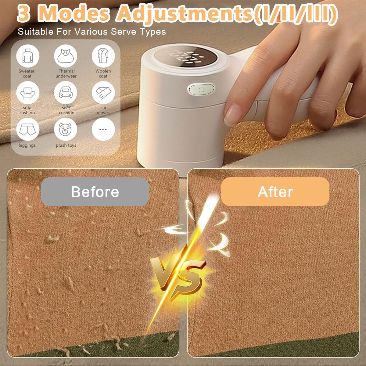 Rechargeable Fabric Lint Trimmer | Lint Remover | SASKA Trading