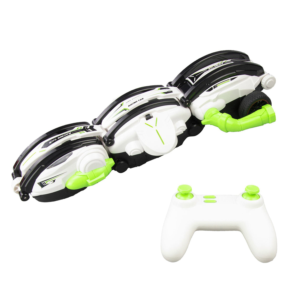 Remote Control 2.4GHz Rolling Stunt Car with Lights and 360° Action | Remote Controlled Car | SASKA Trading