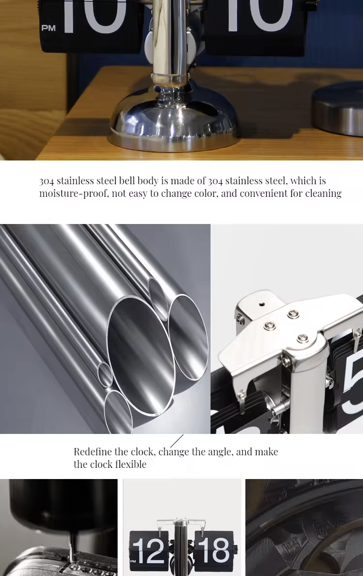 Retro Auto Flip Clock | Desk Clock | SASKA Trading