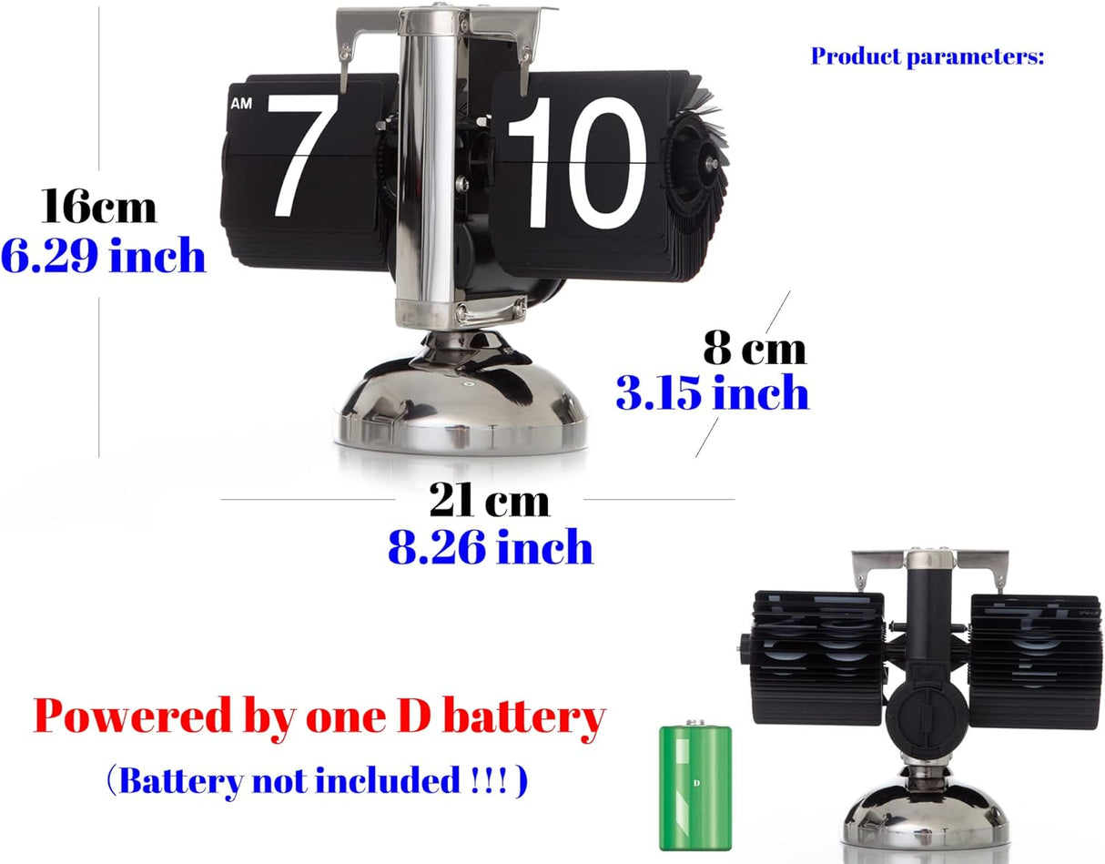 Retro Auto Flip Clock | Desk Clock | SASKA Trading