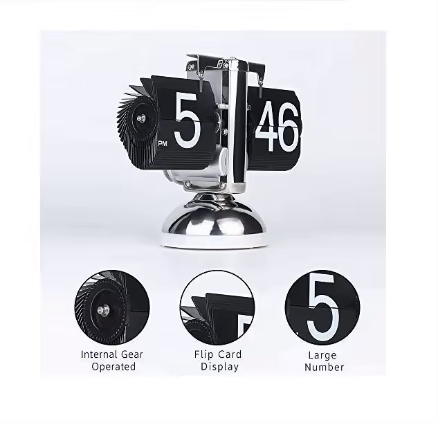 Retro Auto Flip Clock | Desk Clock | SASKA Trading