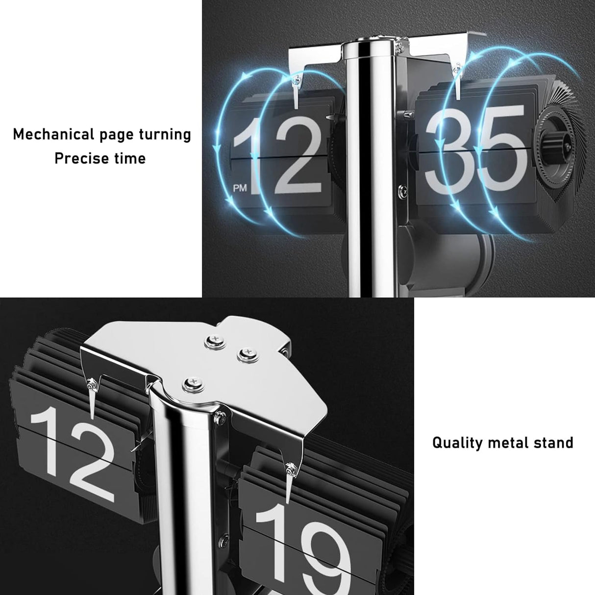 Retro Auto Flip Clock | Desk Clock | SASKA Trading