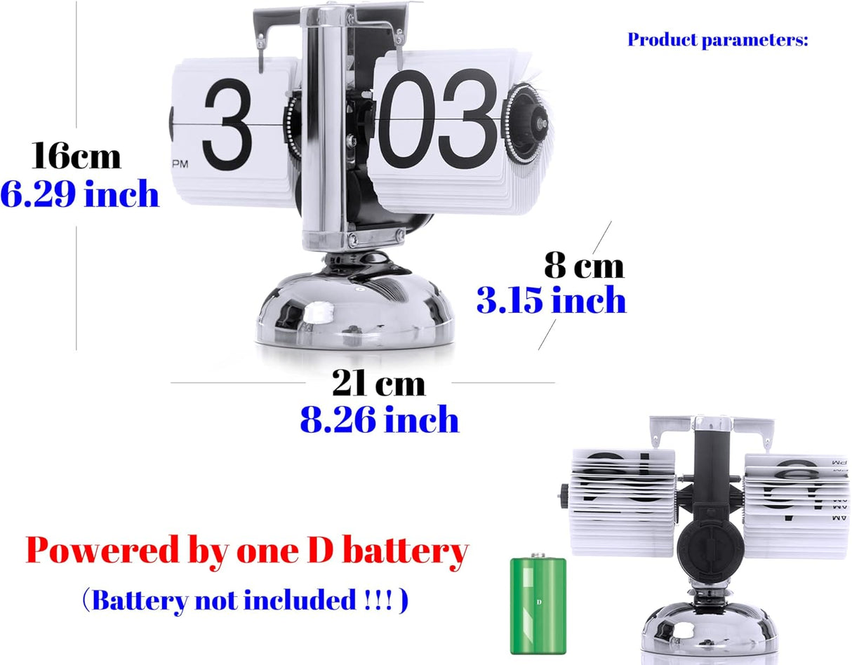 Retro Auto Flip Clock | Desk Clock | SASKA Trading