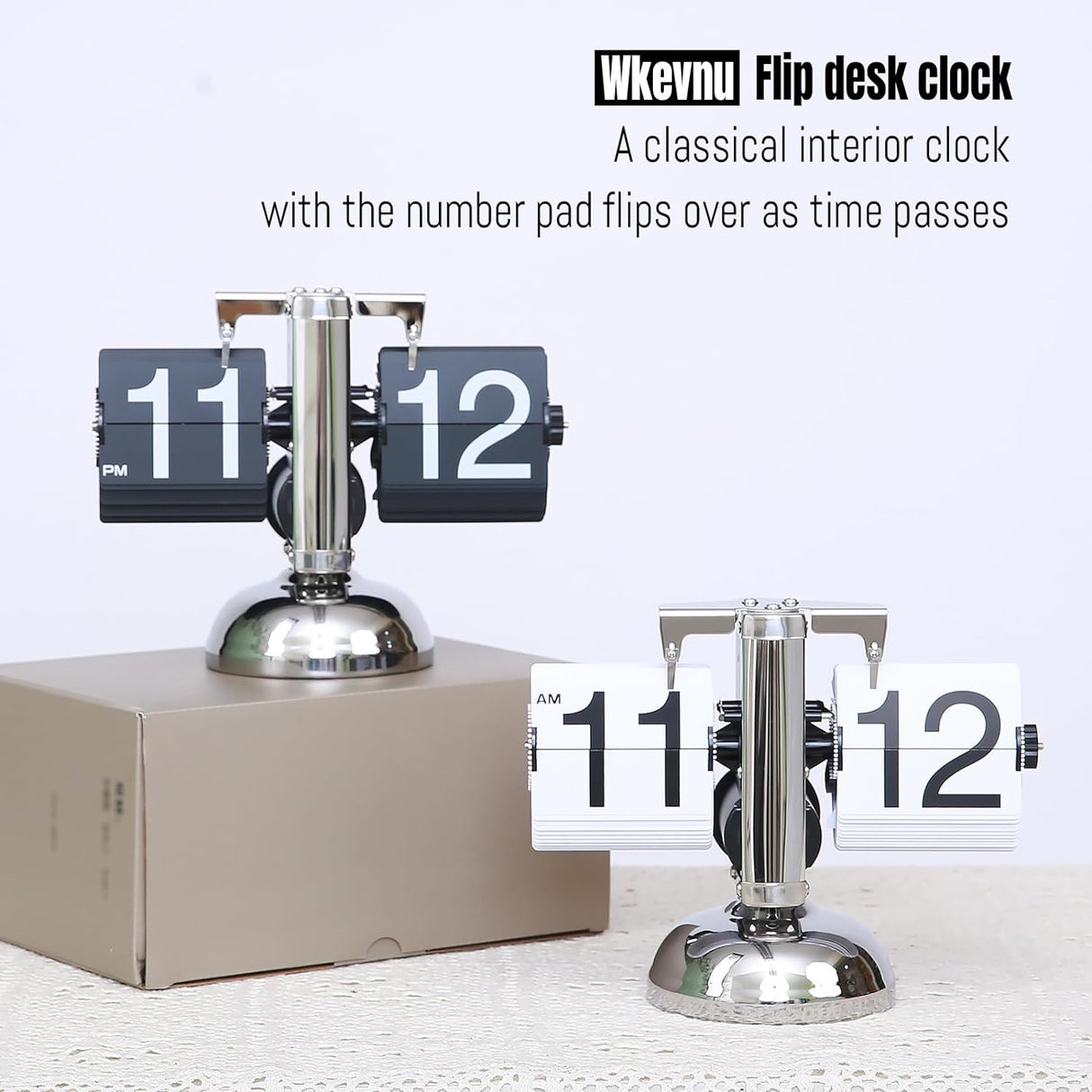 Retro Auto Flip Clock | Desk Clock | SASKA Trading