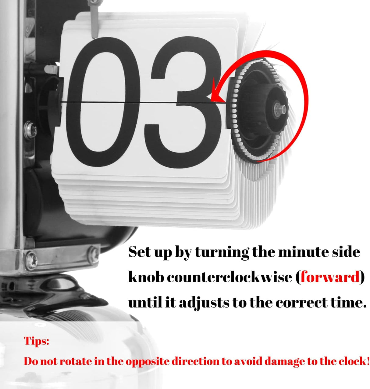 Retro Auto Flip Clock | Desk Clock | SASKA Trading