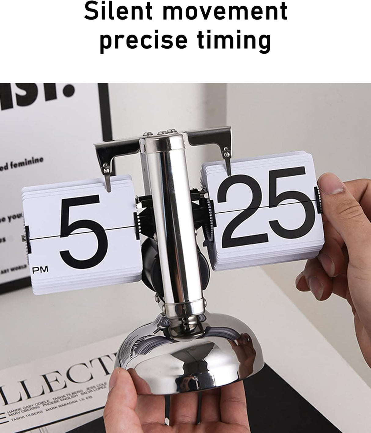 Retro Auto Flip Clock | Desk Clock | SASKA Trading