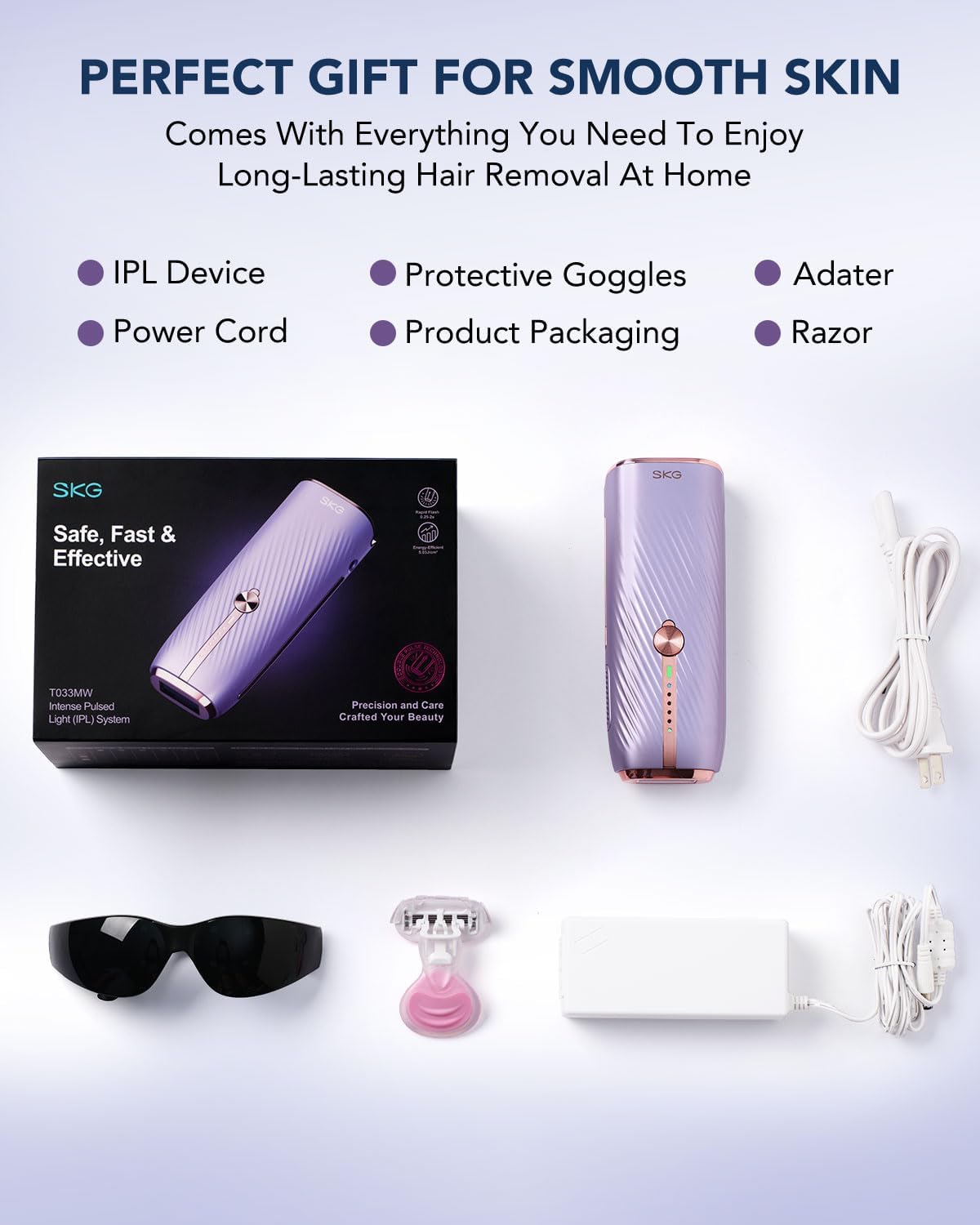 Laser Hair Removal Device by SKG | Laser Hair Removal | SASKA Trading