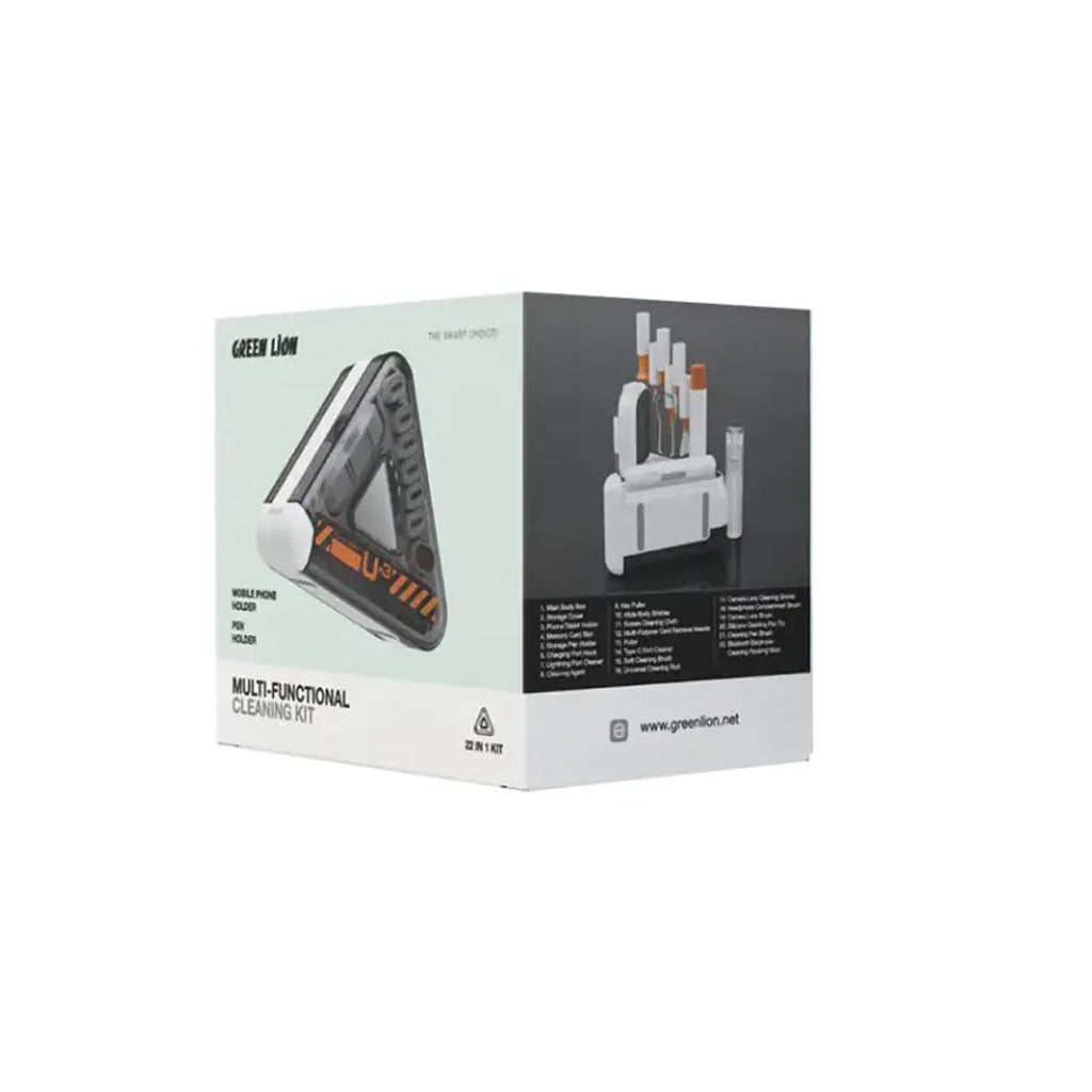مجموعة تنظيف متعددة الاستخدامات، 22 في 1، للكاميرا ولوحة المفاتيح والشاشة من Green Lion