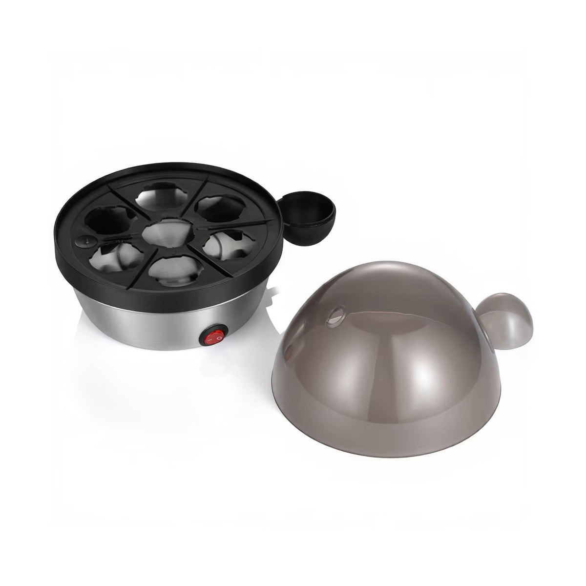 غلاية بيض كهربائية - 350 واط، تتسع حتى 7 بيضات، إيقاف تشغيل تلقائي، طرية - متوسطة - صلبة، من RAF