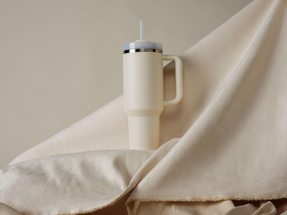 Stainless Steel Insulated Tumbler 1.18L with Lid and Straw | Bottle | SASKA Trading