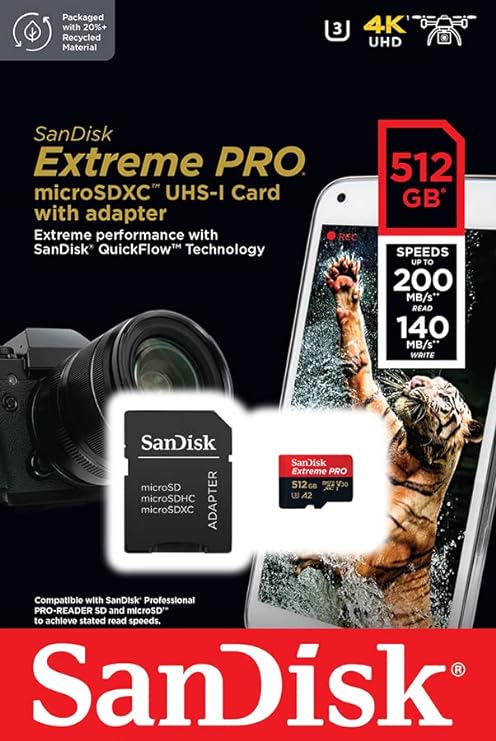 Sandisk Extreme Pro Micro Sd Card 200Mps | SD Card | SASKA Trading
