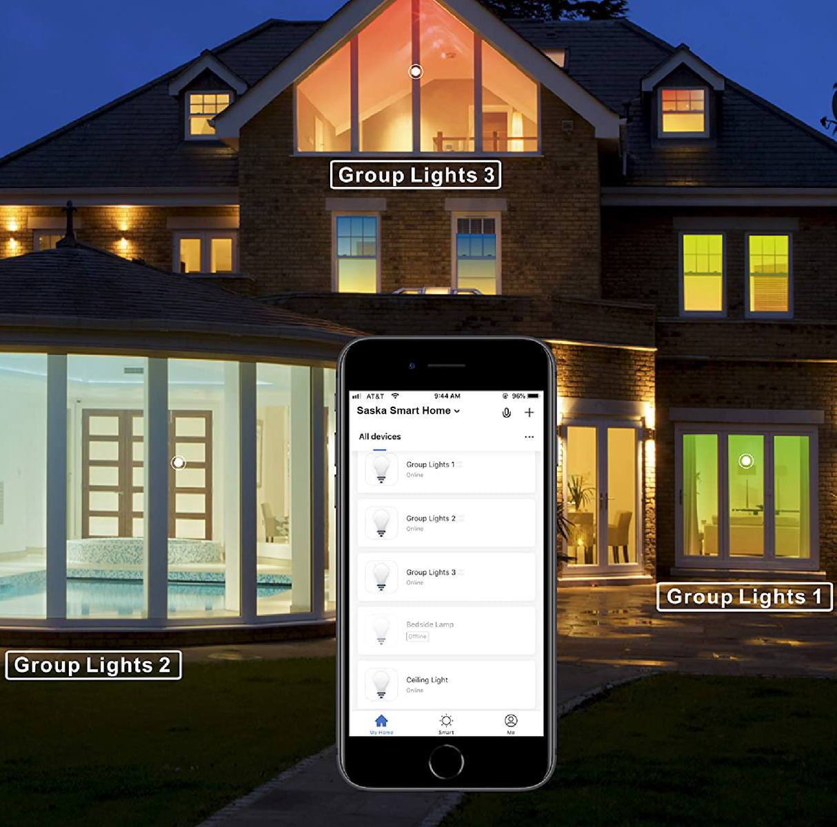 Saska Smart Downlight | Smart Light | SASKA Trading