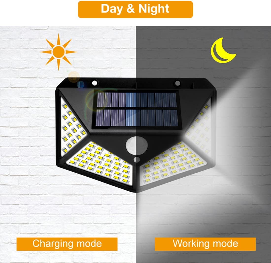 Motion Sensor Solar Light 100 LED by SASKA | LED Light | SASKA Trading