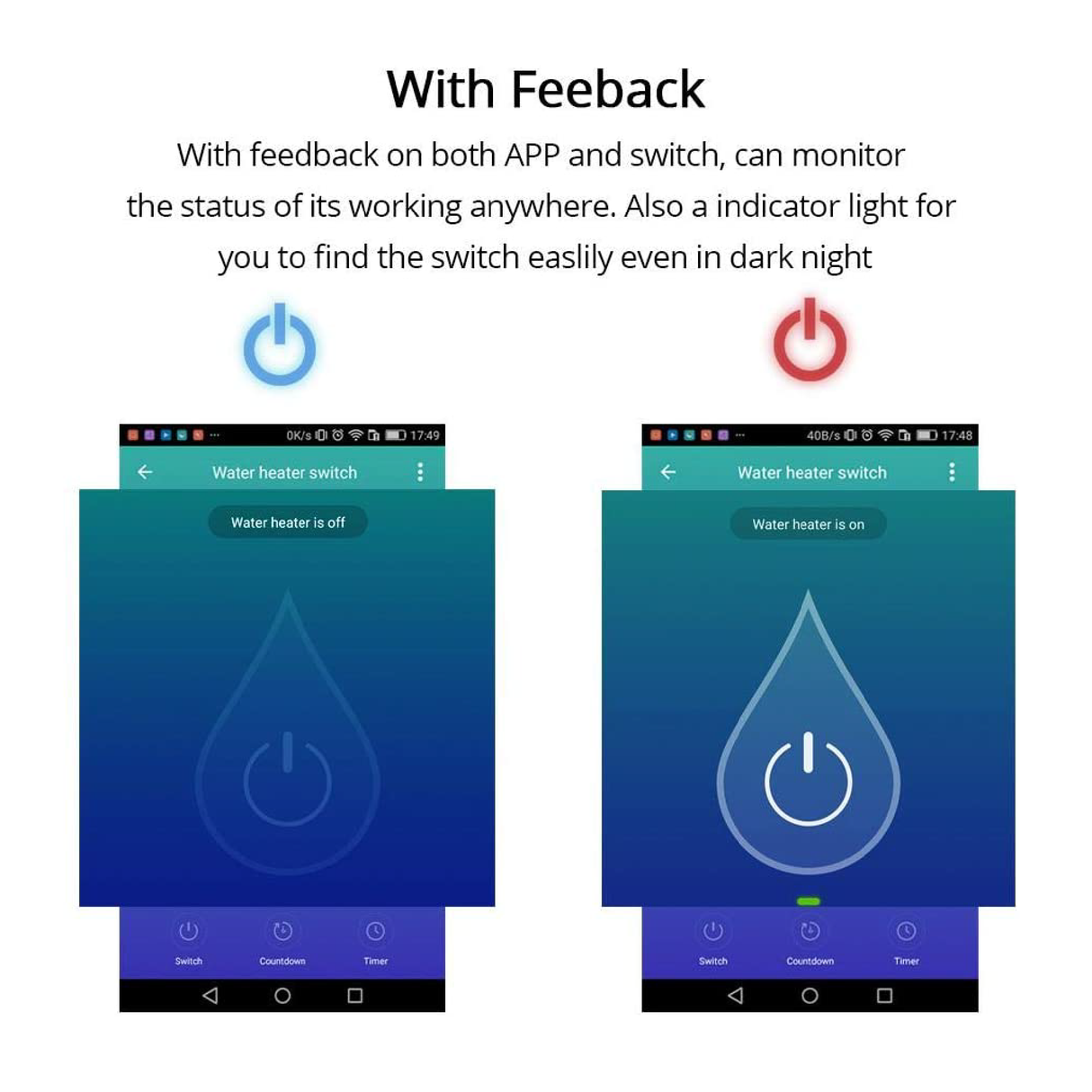 Saska Smart Water Heater Switch | Smart Switch | SASKA Trading