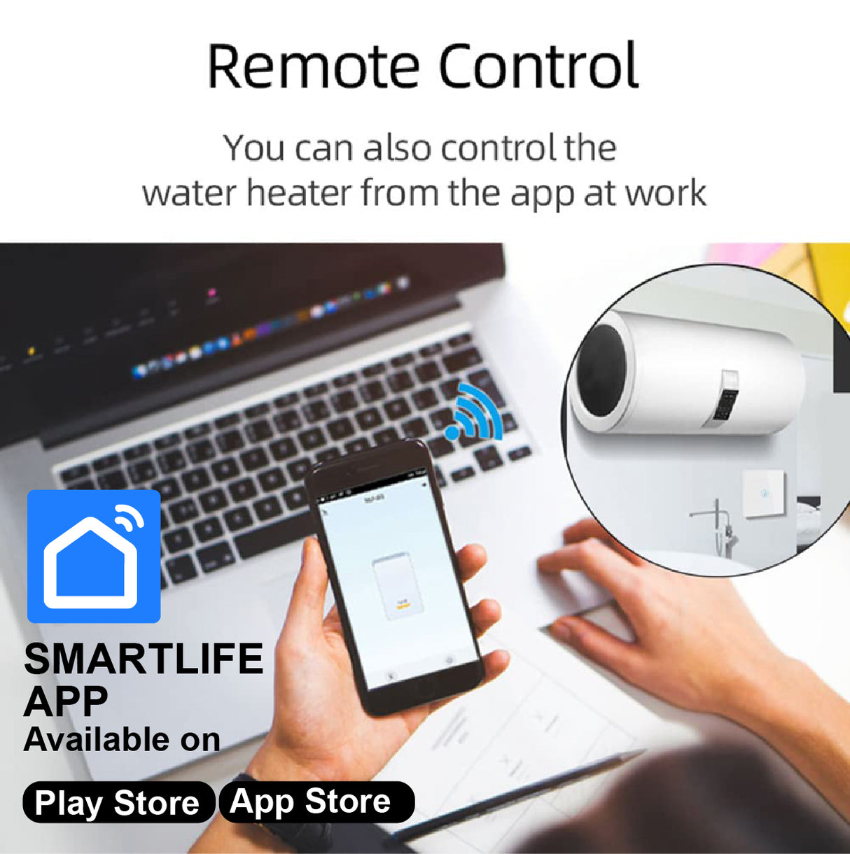 Saska Smart Water Heater Switch | Smart Switch | SASKA Trading