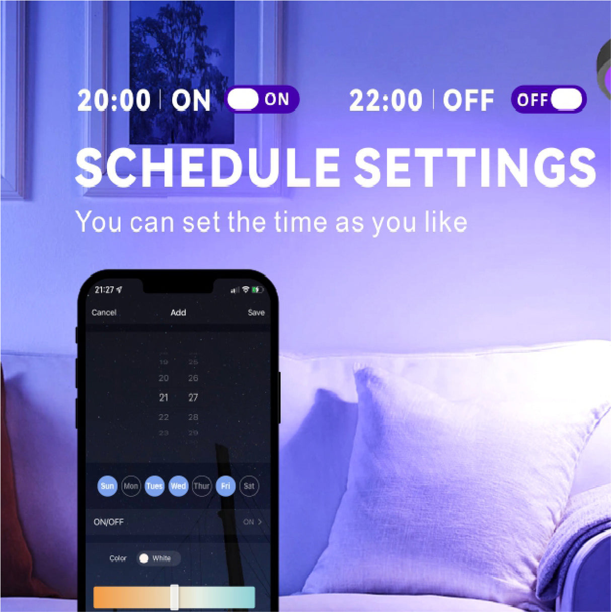 Saska Smart Spot Light GU10 IYA | Smart Light | SASKA Trading