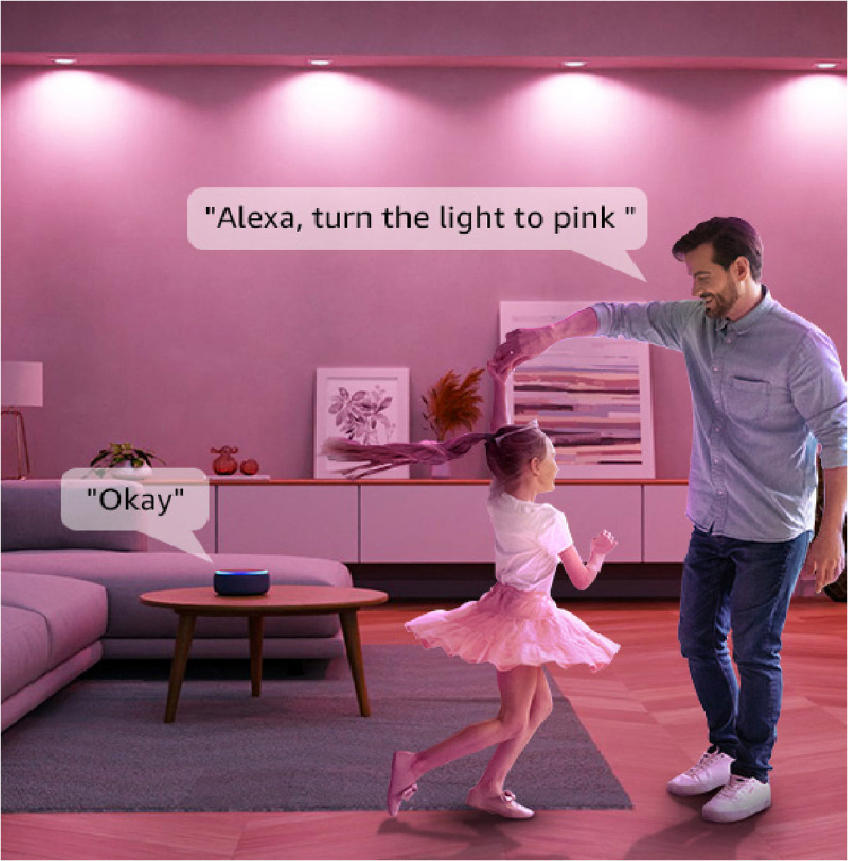 Saska Smart Spot Light GU10 IYA | Smart Light | SASKA Trading