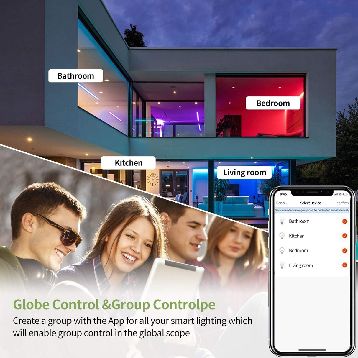 Saska Smart Bulb E27 9W | | SASKA Trading