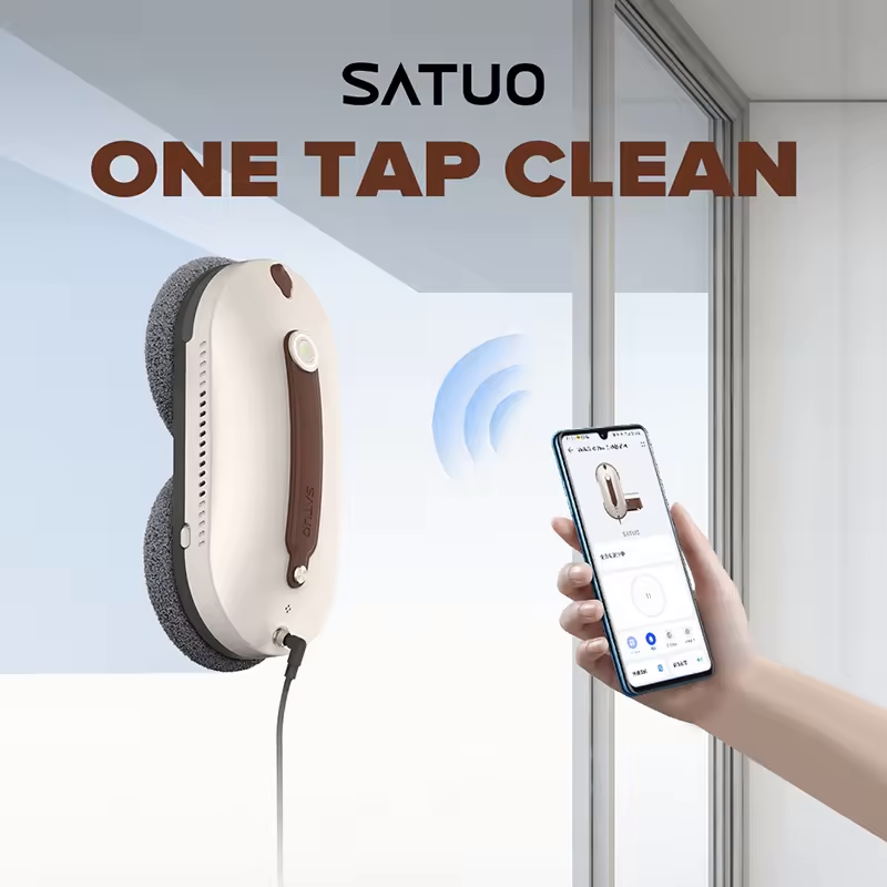 SATUO PRO Smart Window Cleaner Robot | Window Cleaner | SASKA Trading