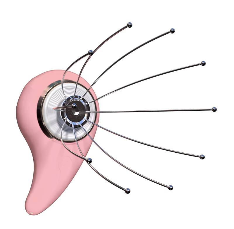 Electric Head & Point Massager - Rechargeable Handheld Scalp Massaging Device | Head Massager | SASKA Trading