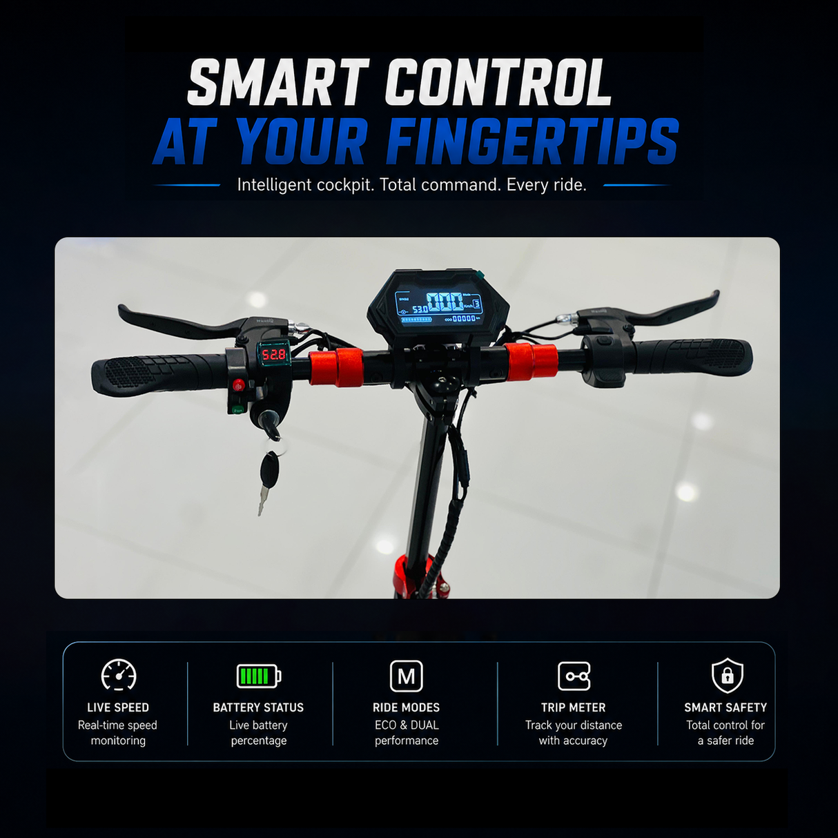 48V Foldable Electric Scooter for Adults with Removable Seat, Dual Suspension, Off Road Tires