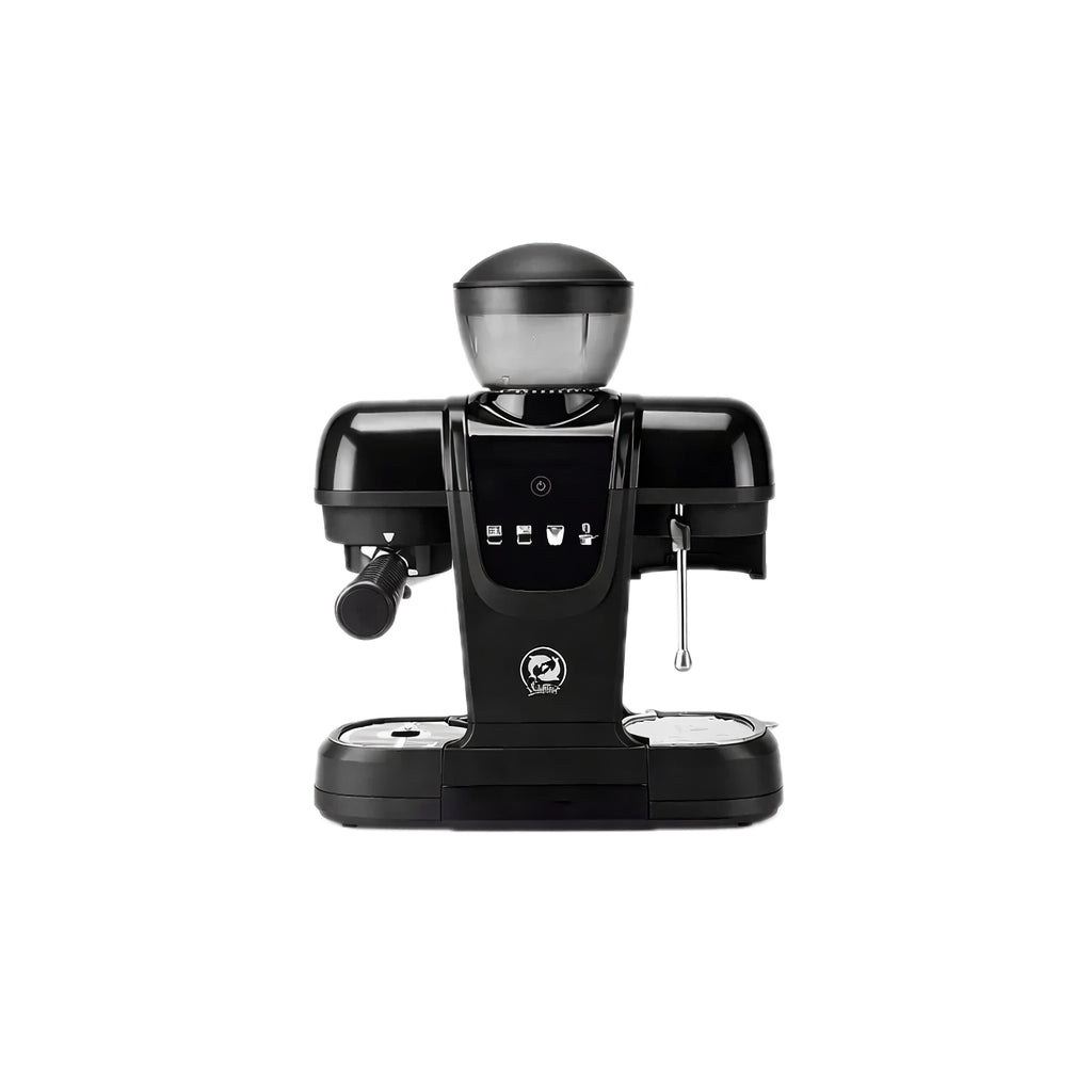 Semi-Automatic Espresso Coffee Maker – Built-in Grinder and Brewer All-in-One, 19 Bar High-Pressure Extraction by iCafilas