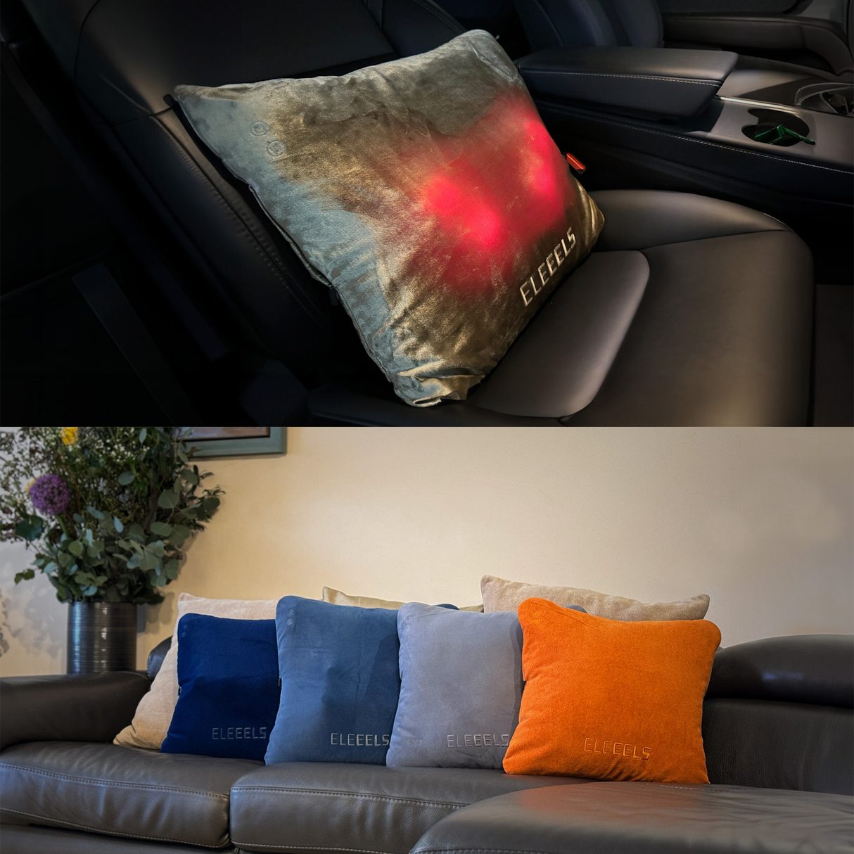 Shiatsu H1 Massage Cushion with Heat by ELEEELS | Massage cushions | SASKA Trading