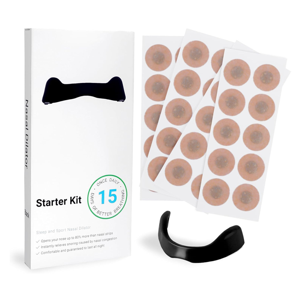 Breathing Nasal Strips Set for Sleep and Sport (Starter Kit) | Nasal Dilator | SASKA Trading