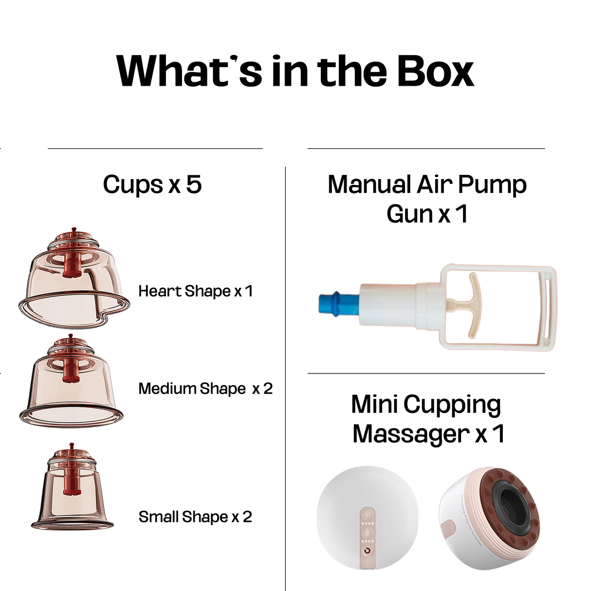 Smart Cupping Therapy Kit Automatic and Manual Set by TechLove | Massager | SASKA Trading