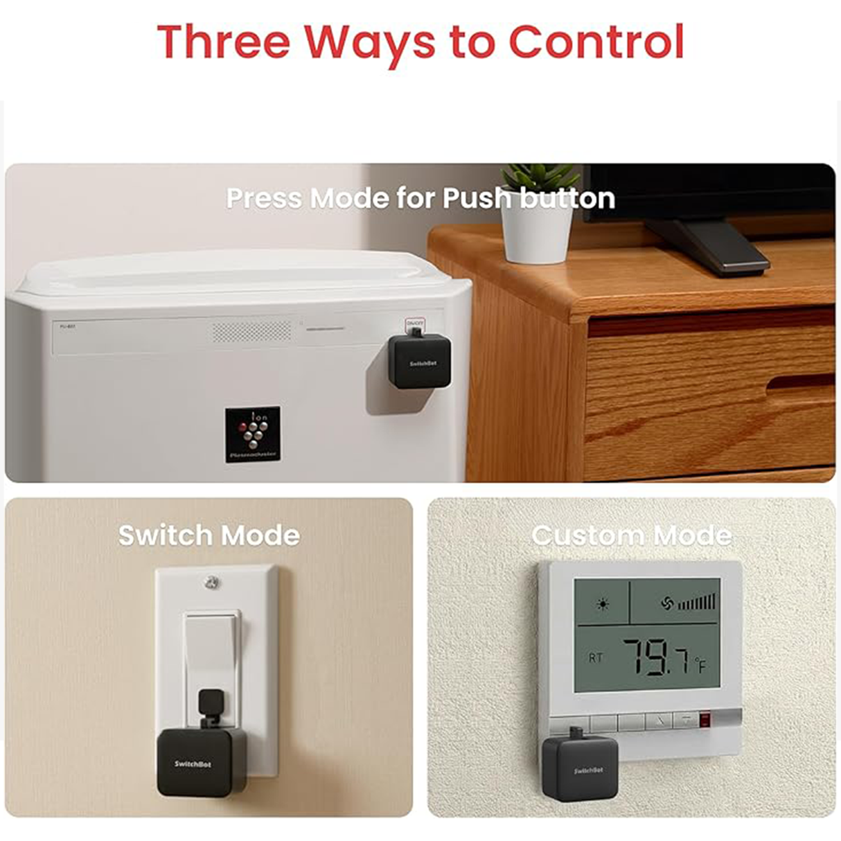 Smart Button S1 for Switch On / Off by SwitchBot