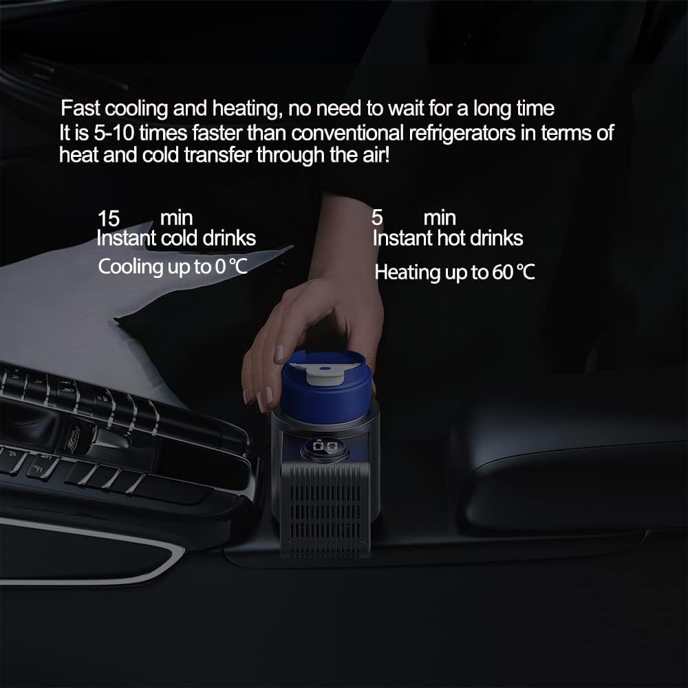 Smart Car Cup Holder with Cooling and Heating Features | Car Cup Holder | SASKA Trading