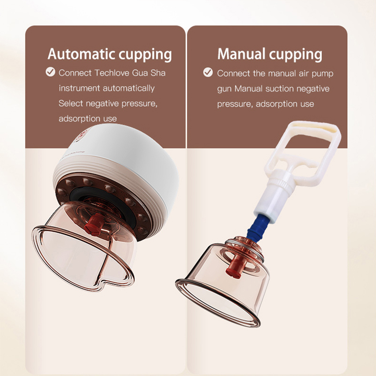 Smart Cupping Therapy Kit Automatic and Manual Set by TechLove | Massager | SASKA Trading