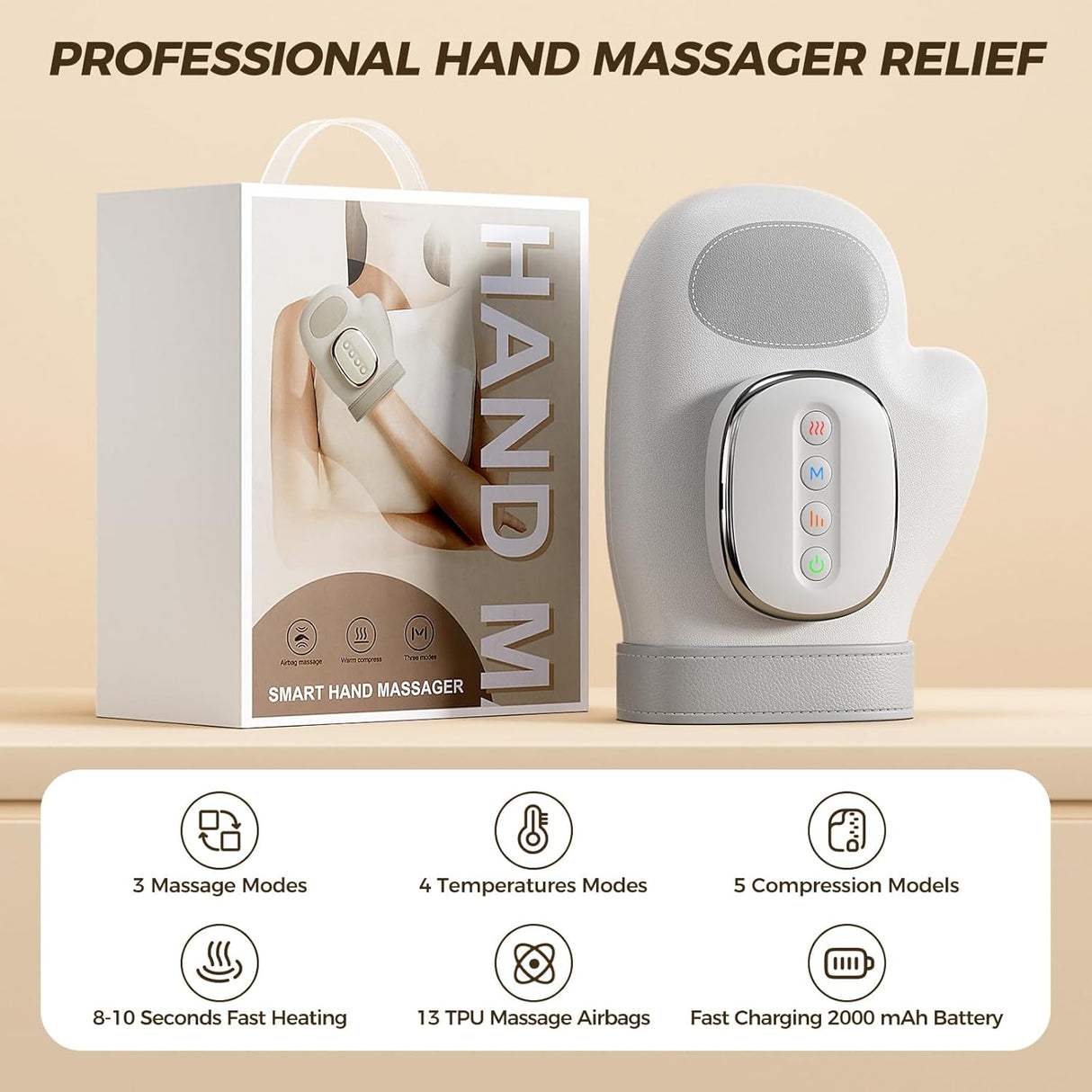 Cordless Electric Hand Massager | Hand Massager | SASKA Trading