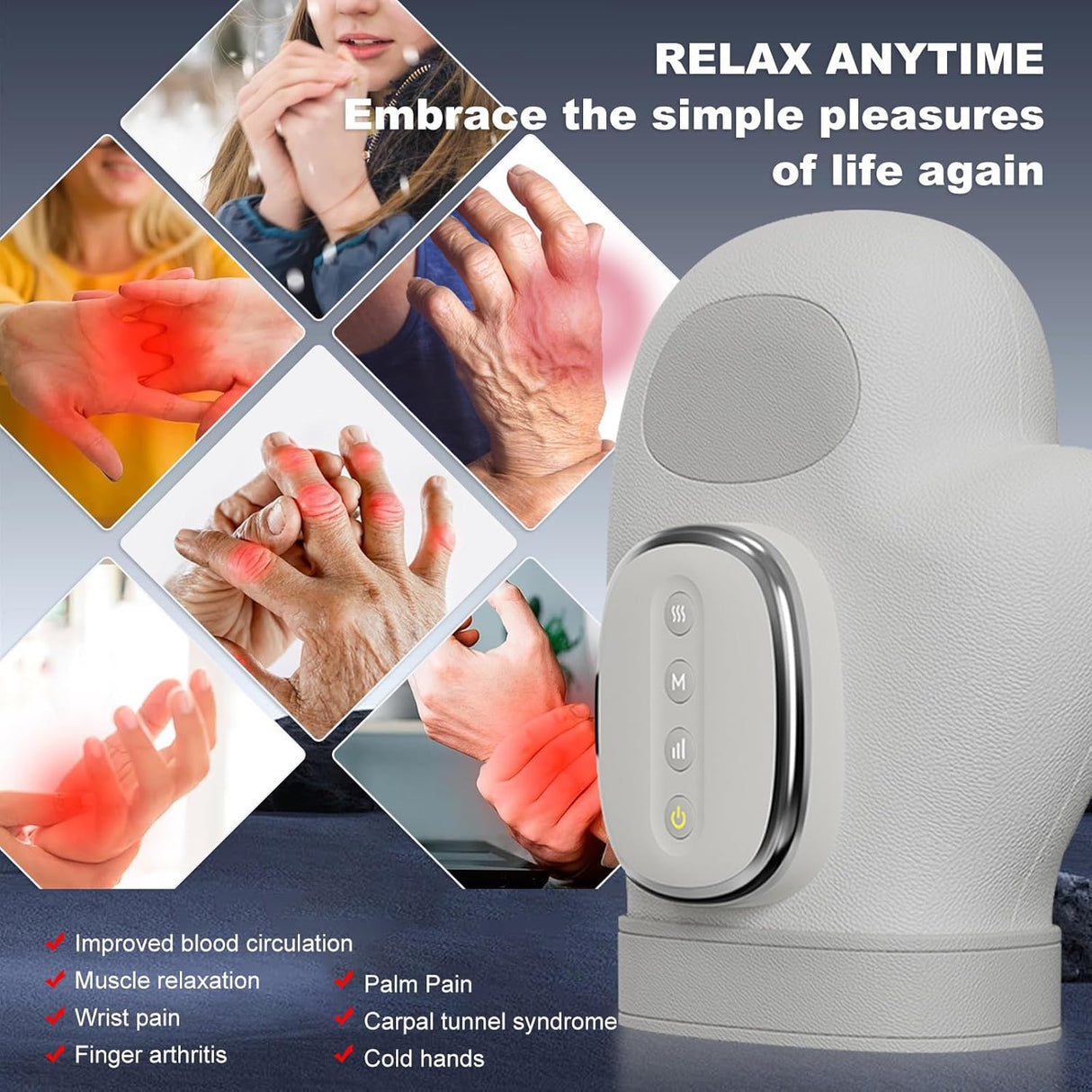 Cordless Electric Hand Massager | Hand Massager | SASKA Trading