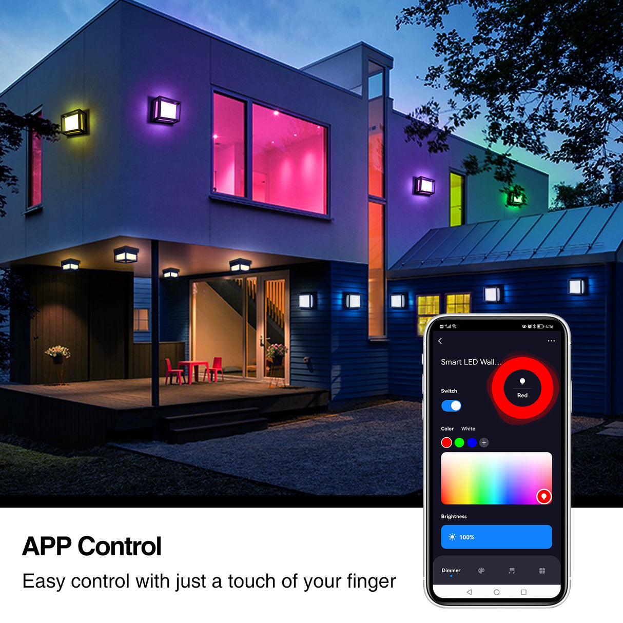 Smart Outdoor Wall Light 13W 1000LM | Smart Light | SASKA Trading