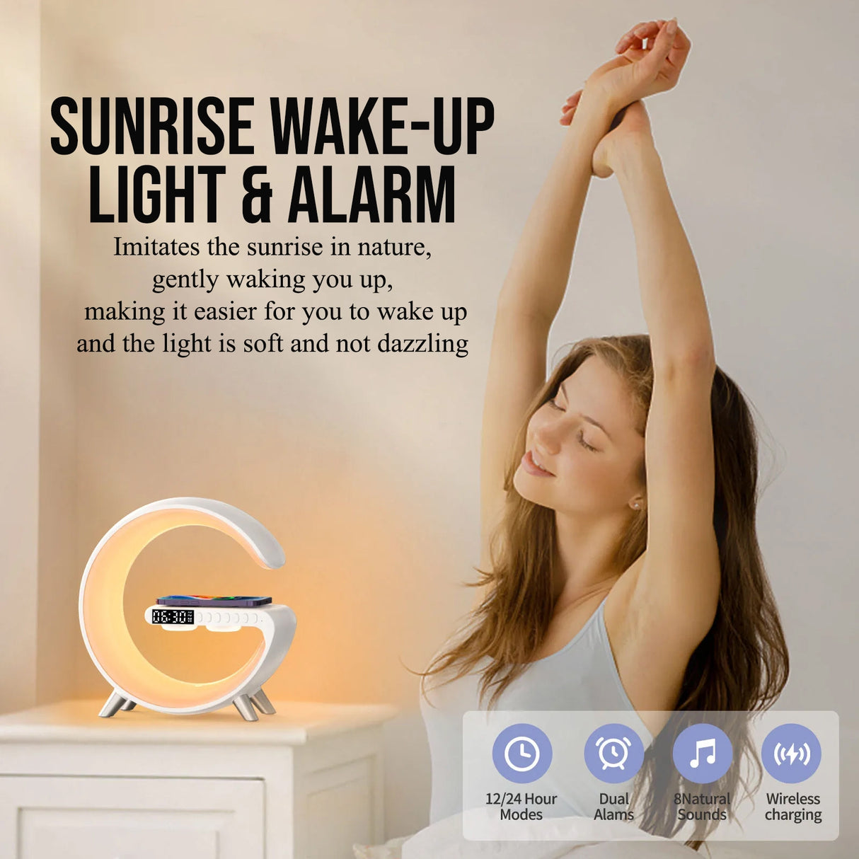 Multifunctional Smart Lamp App Control | Bedside Lamp | SASKA Trading