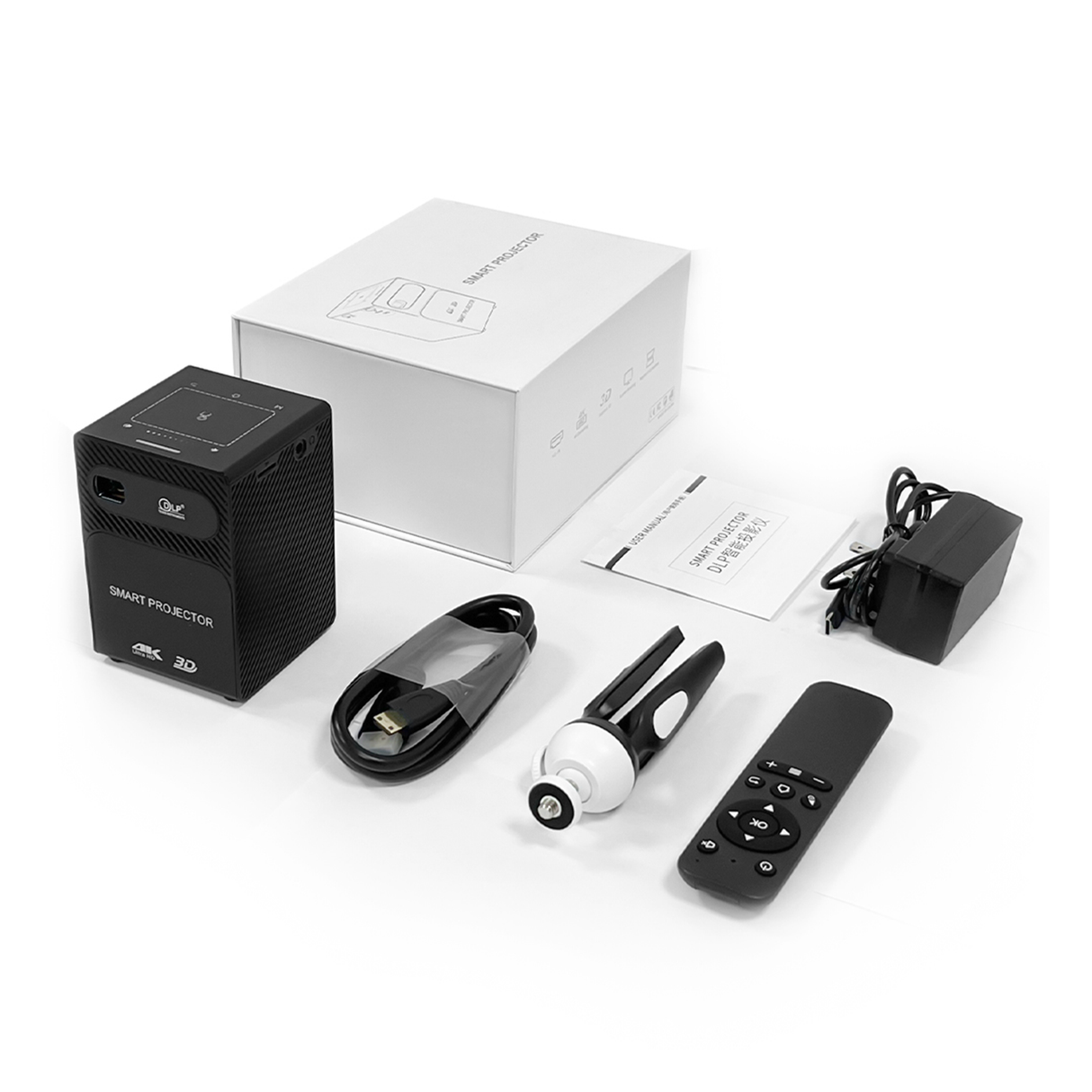 Smart Projector P18 4K – Android Projector with 2GB RAM, 32GB Storage, Ultra HD Home Cinema