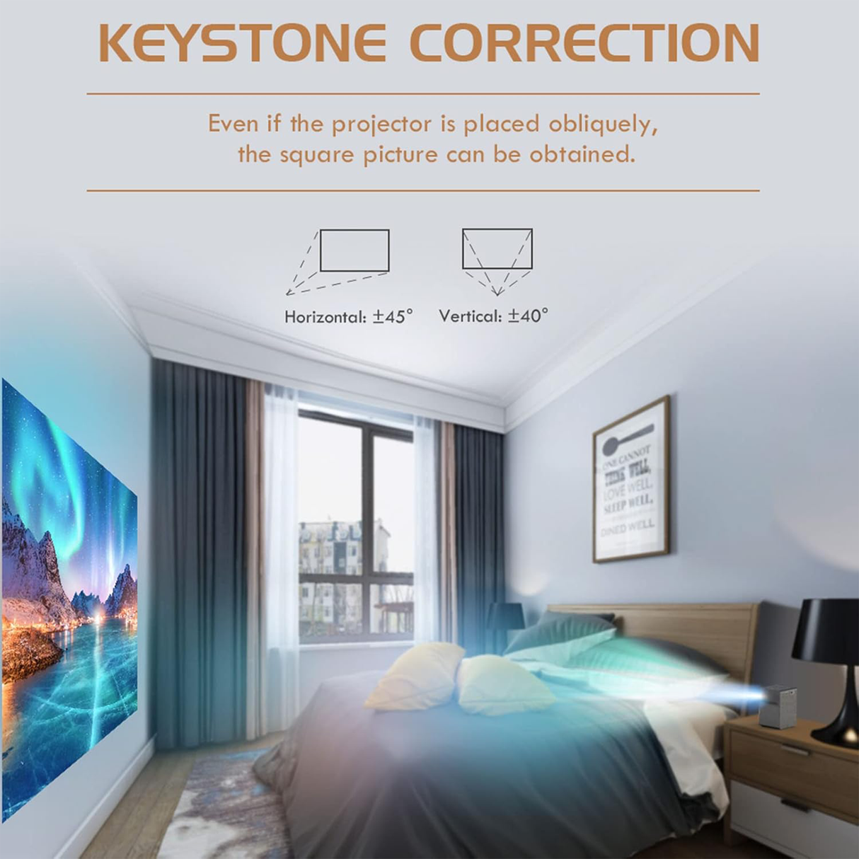 Smart Projector P18 4K – Android Projector with 2GB RAM, 32GB Storage, Ultra HD Home Cinema