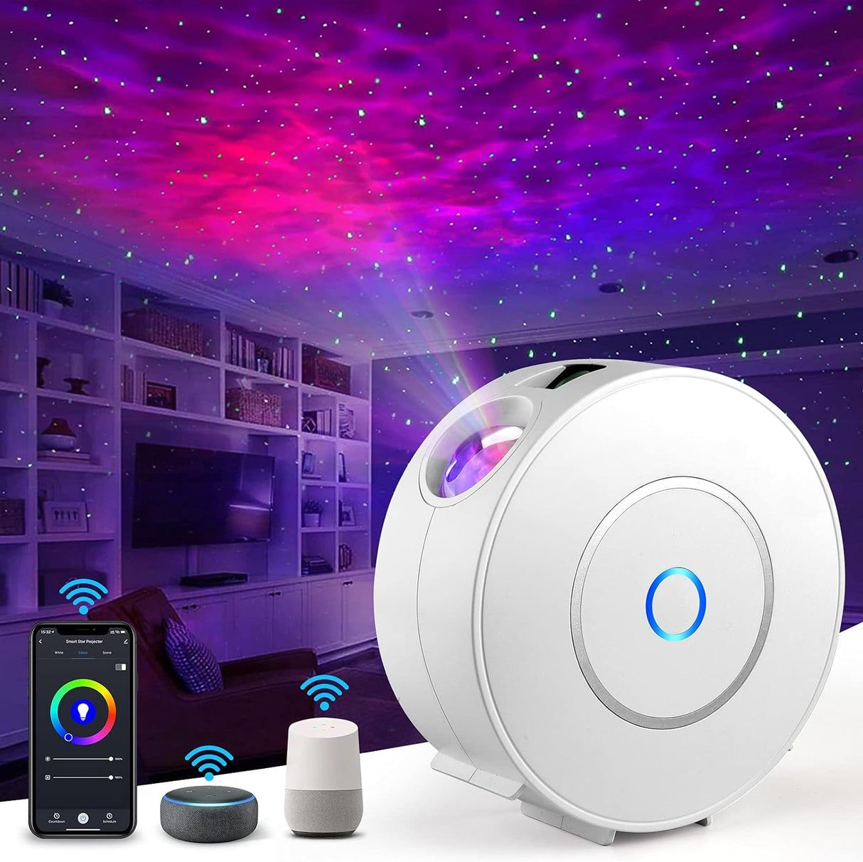 Smart Galaxy Star Projector Wifi Tuya App Control | Projector | SASKA Trading