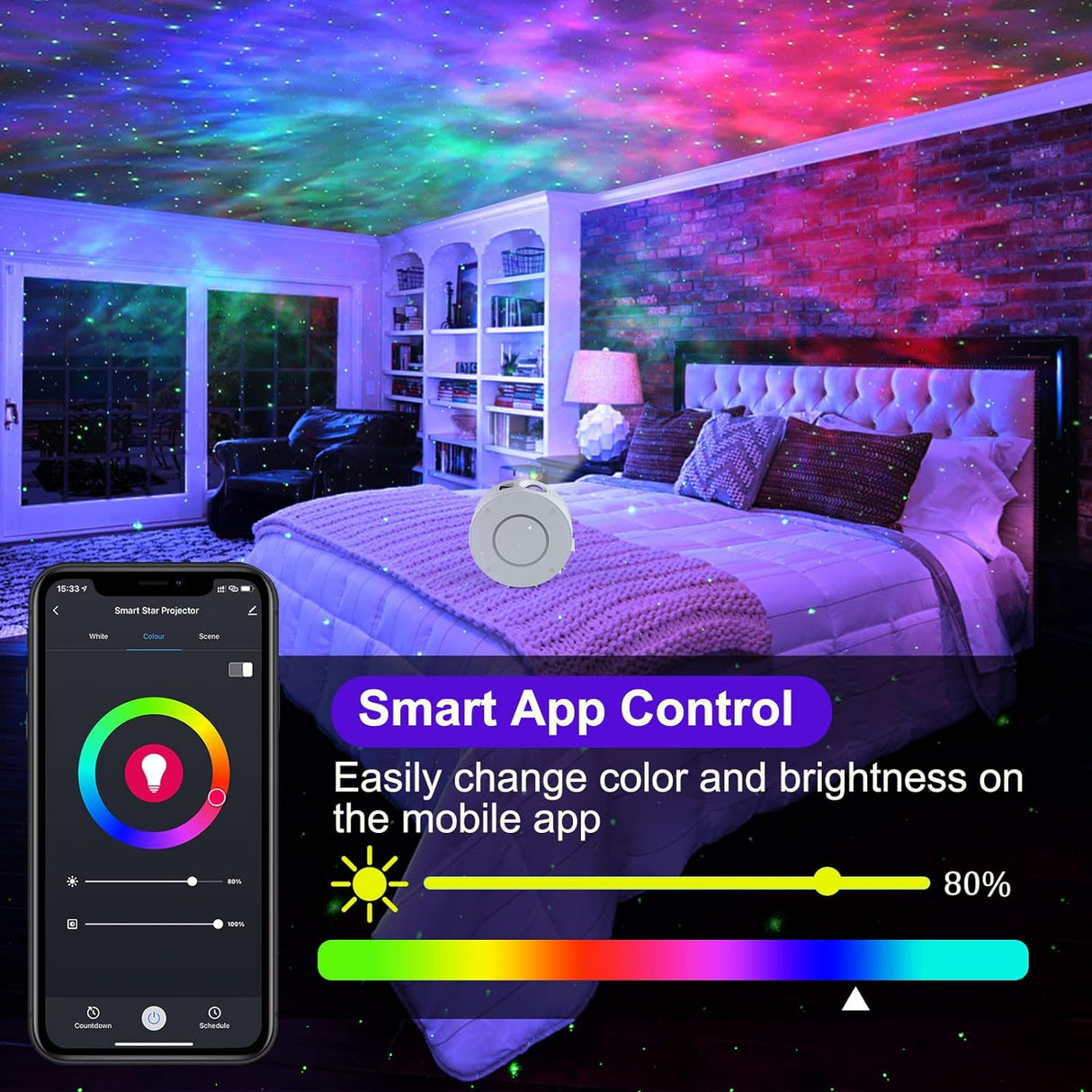 Smart Galaxy Star Projector Wifi Tuya App Control | Projector | SASKA Trading