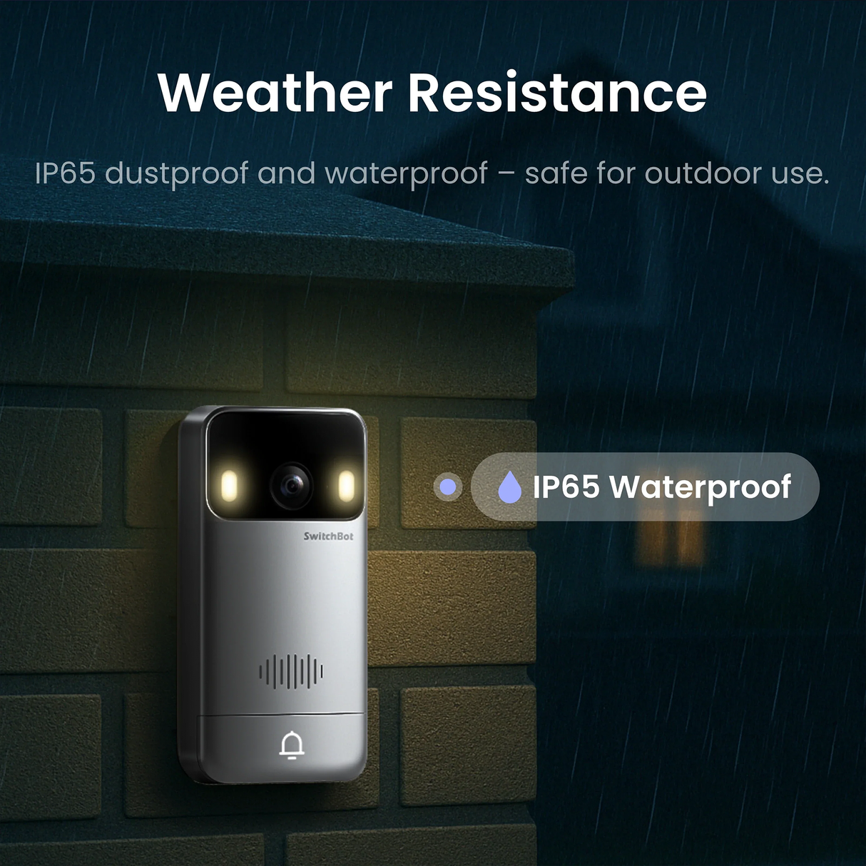 Smart Video Doorbell 2K with Wireless Monitor & Two-Way Audio by SwitchBot