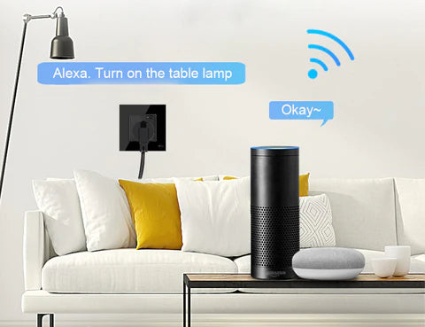 Saska Smart Wall Socket Single | Smart Socket | SASKA Trading