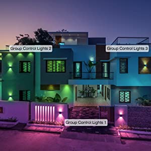 Smart Outdoor Wall Light 6W | Smart Light | SASKA Trading